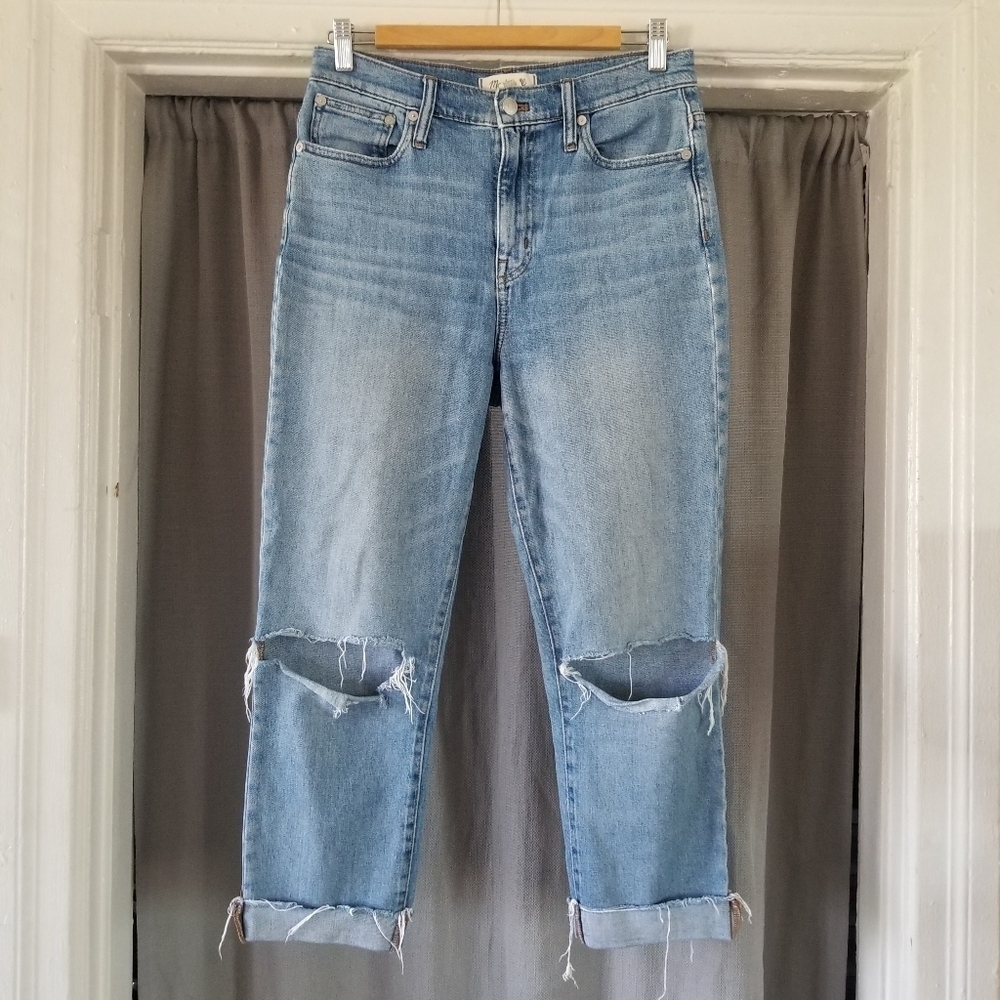 Madewell | The High-Rise Slim Crop Boyjean - Picture 2 of 10